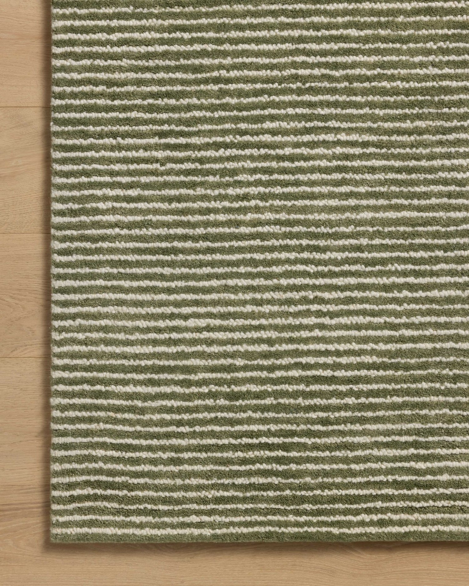 Loloi Sunday SUN - 01 Olive / Ivory Hand Tufted Rug - Loloi - SUNDSUN - 01OLIV160S
