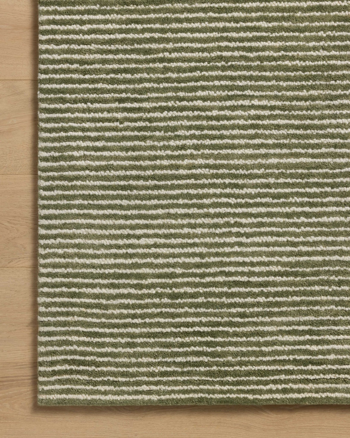 Loloi Sunday SUN - 01 Olive / Ivory Hand Tufted Rug - Loloi - SUNDSUN - 01OLIV160S