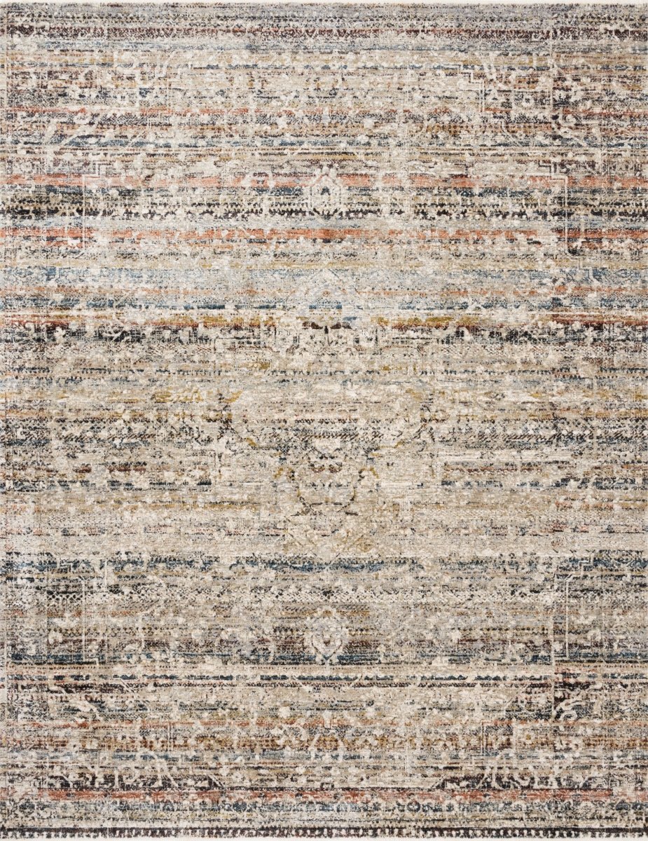 Loloi Theia The - 03 Taupe/Multi Rug - Loloi - theithe - 03taml2037