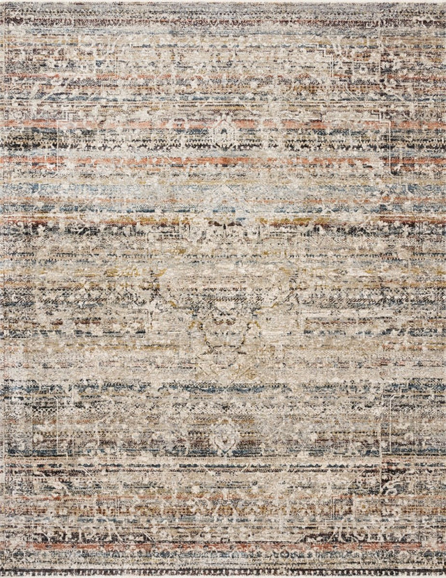 Loloi Theia The - 03 Taupe/Multi Rug - Loloi - theithe - 03taml2037