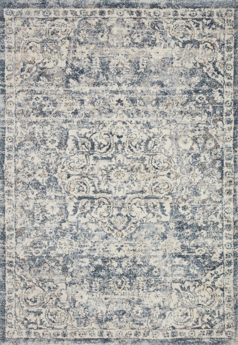 Loloi Theory Thy - 02 Ivory/Blue Rugs - Loloi - thrythy - 02ivbb2740