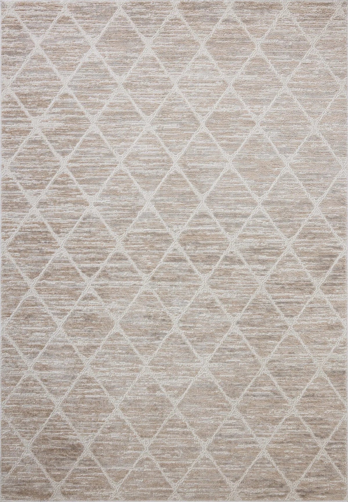 Loloi Townes TOW-01 Pebble / Beige Rug - main flat