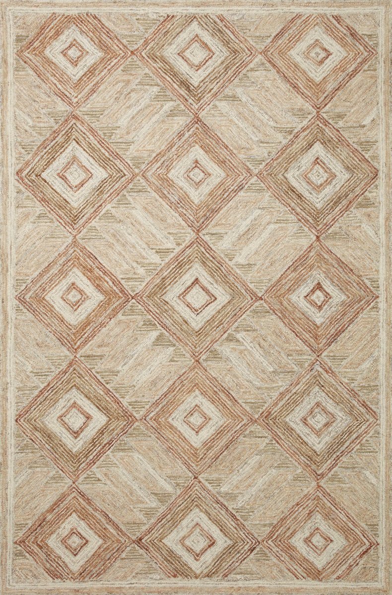 Loloi Varena Var - 01 Sand/Clay Rug - Loloi - varevar - 01sacg2339