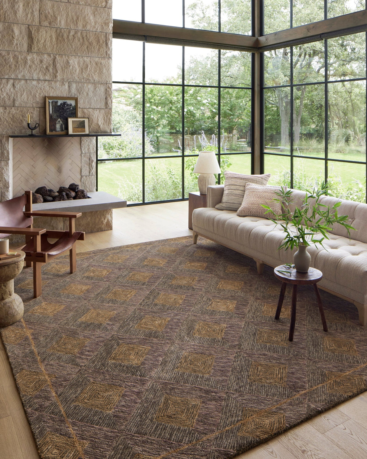 Loloi Varena Var - 04 Plum/Gold Rug - Loloi - varevar - 04plgo2339
