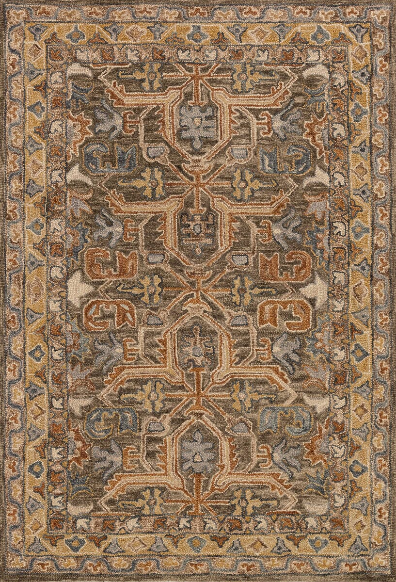 Loloi Victoria Vk - 01 Walnut / Multi Rugs - Loloi - vitrvk - 01waml2339