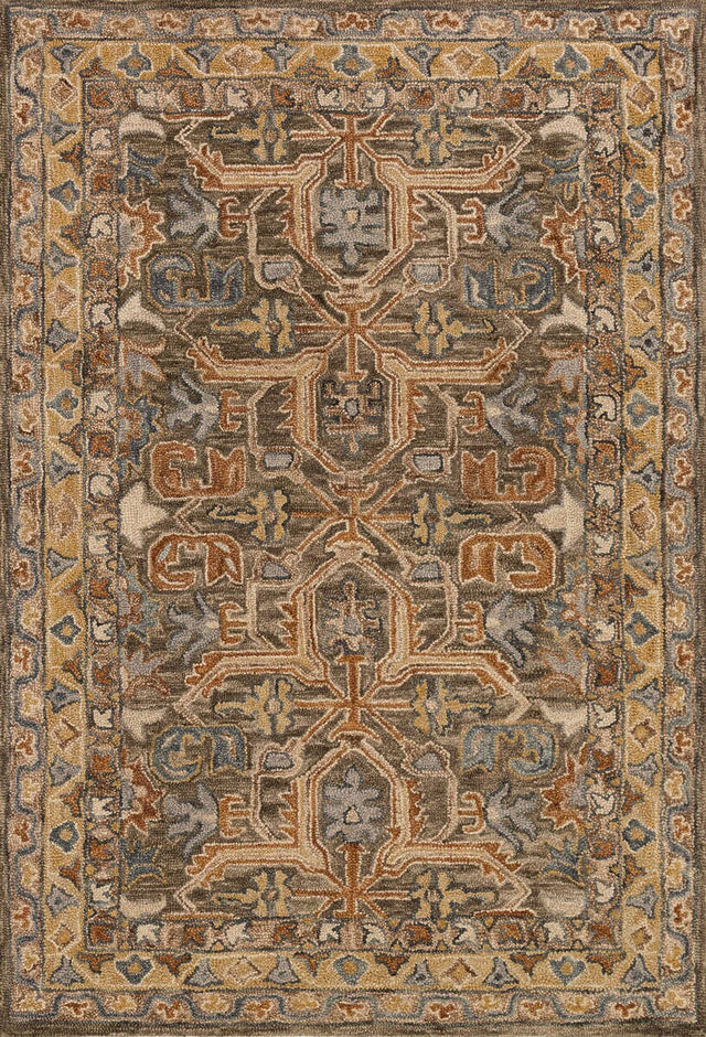 Loloi Victoria Vk - 01 Walnut / Multi Rugs - Loloi - vitrvk - 01waml2339