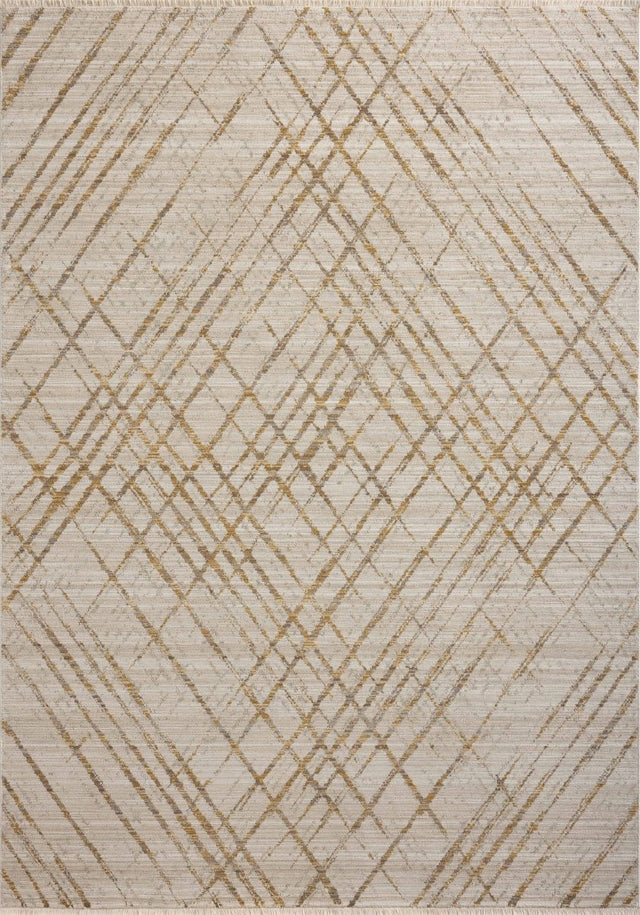 Loloi Wade Wae-04 Beige/Gold Rug.