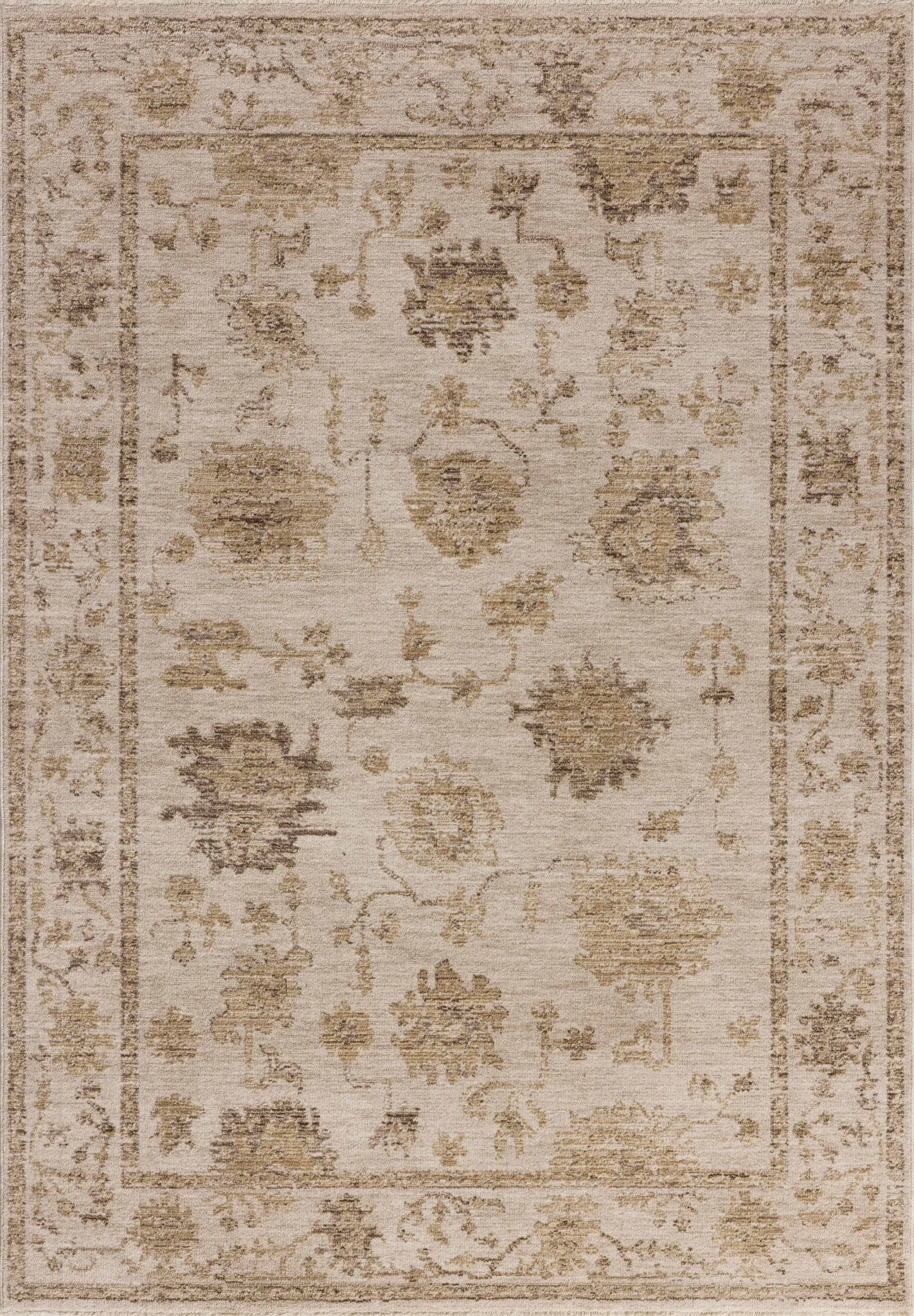 Loloi Willa WIA - 04 Fog / Natural Power Loomed Rug - Loloi - WILAWIA - 04FGNA160S