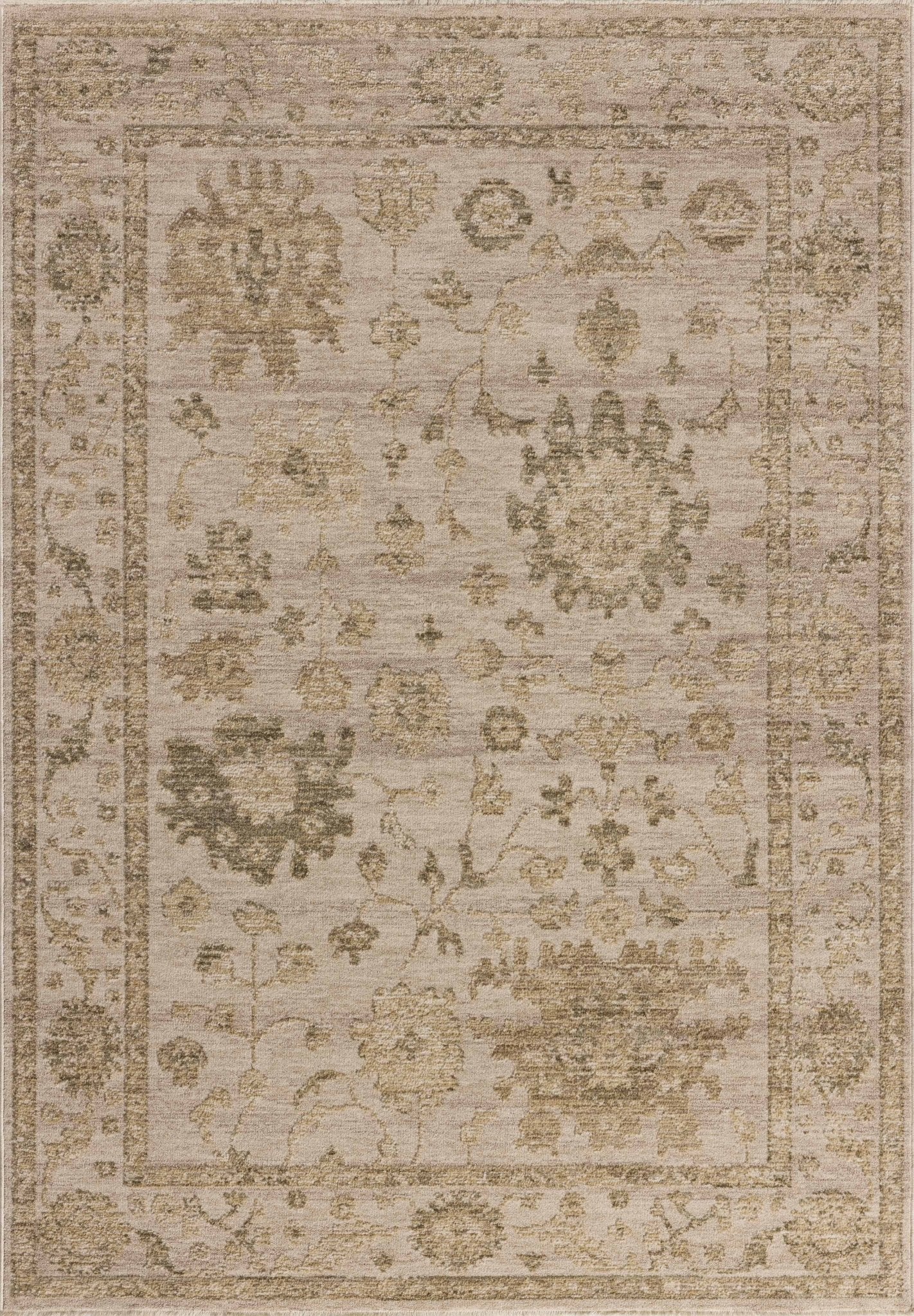 Loloi Willa WIA - 09 Dove / Forest Power Loomed Rug - Loloi - WILAWIA - 09DVFO160S