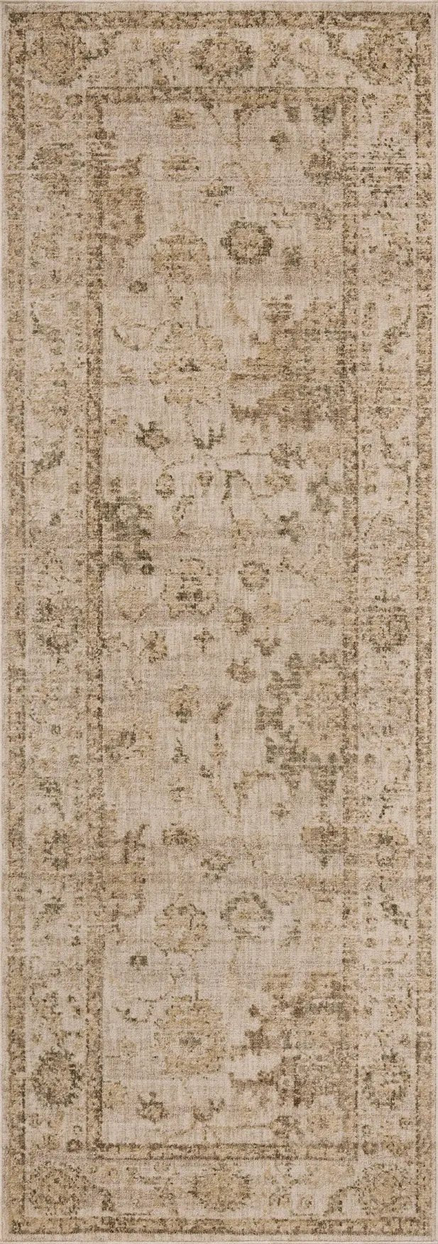 Loloi Willa WIA-09 Dove / Forest Power Loomed Rug - runner flat