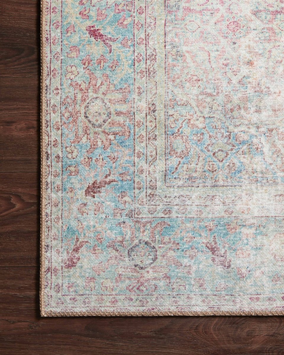 Loloi Wynter Wyn-04 Red/Teal Rugs.