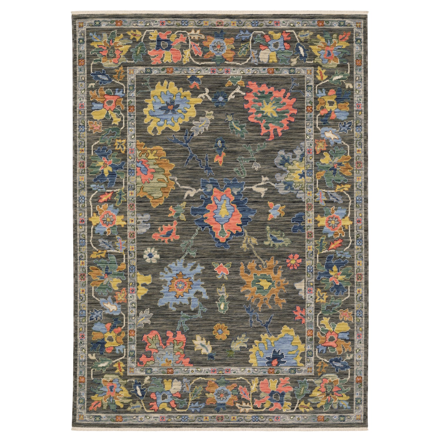 Oriental Weavers Sphinx LUCCA 2889E Grey Floral Rugs