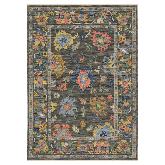 Oriental Weavers Sphinx LUCCA 2889E Grey Floral Rugs