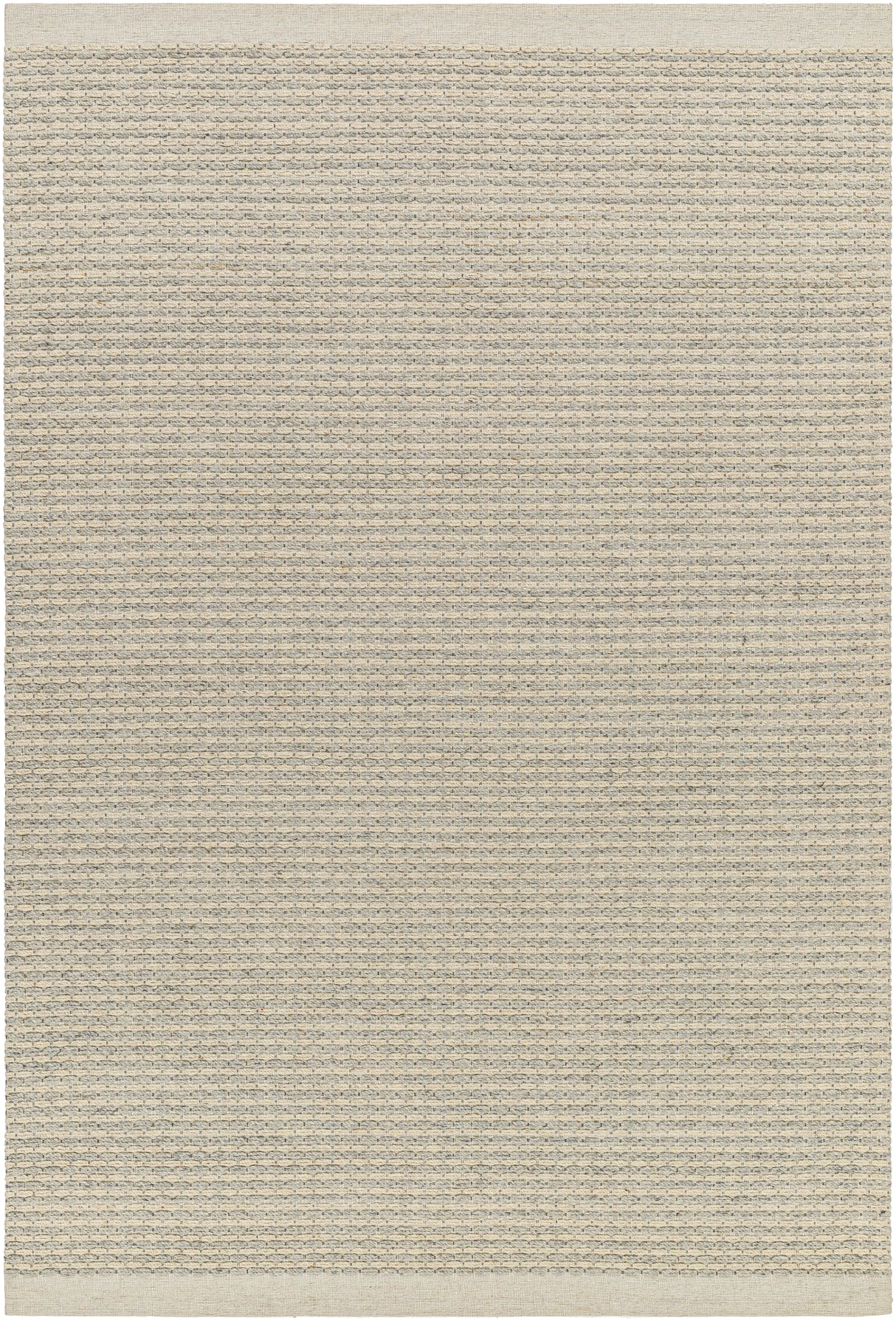 Surya Lumi Lum-2301 Cream, Light Gray, Black Rug.