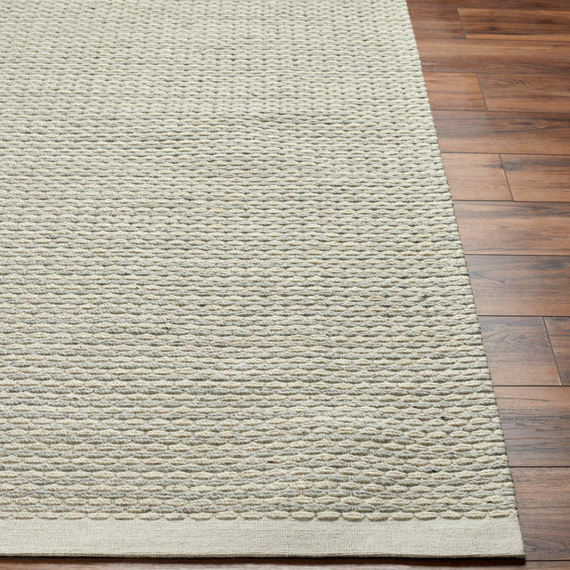 Surya Lumi Lum-2301 Cream, Light Gray, Black Rug.