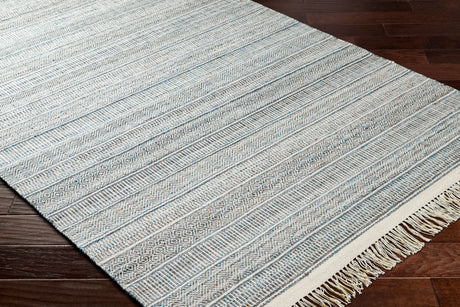 Surya Lily Lyi-2306 Beige, Charcoal, Bright Blue, Medium Brown Rug.