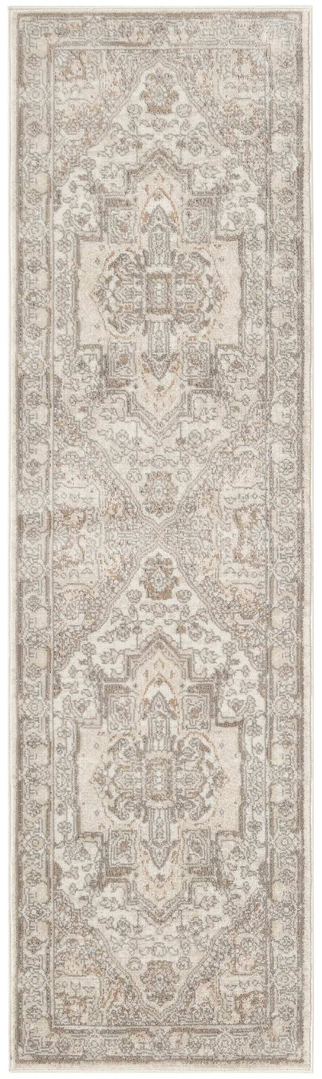 Nourison Quarry QUA18 Machine Made Beige Rug
