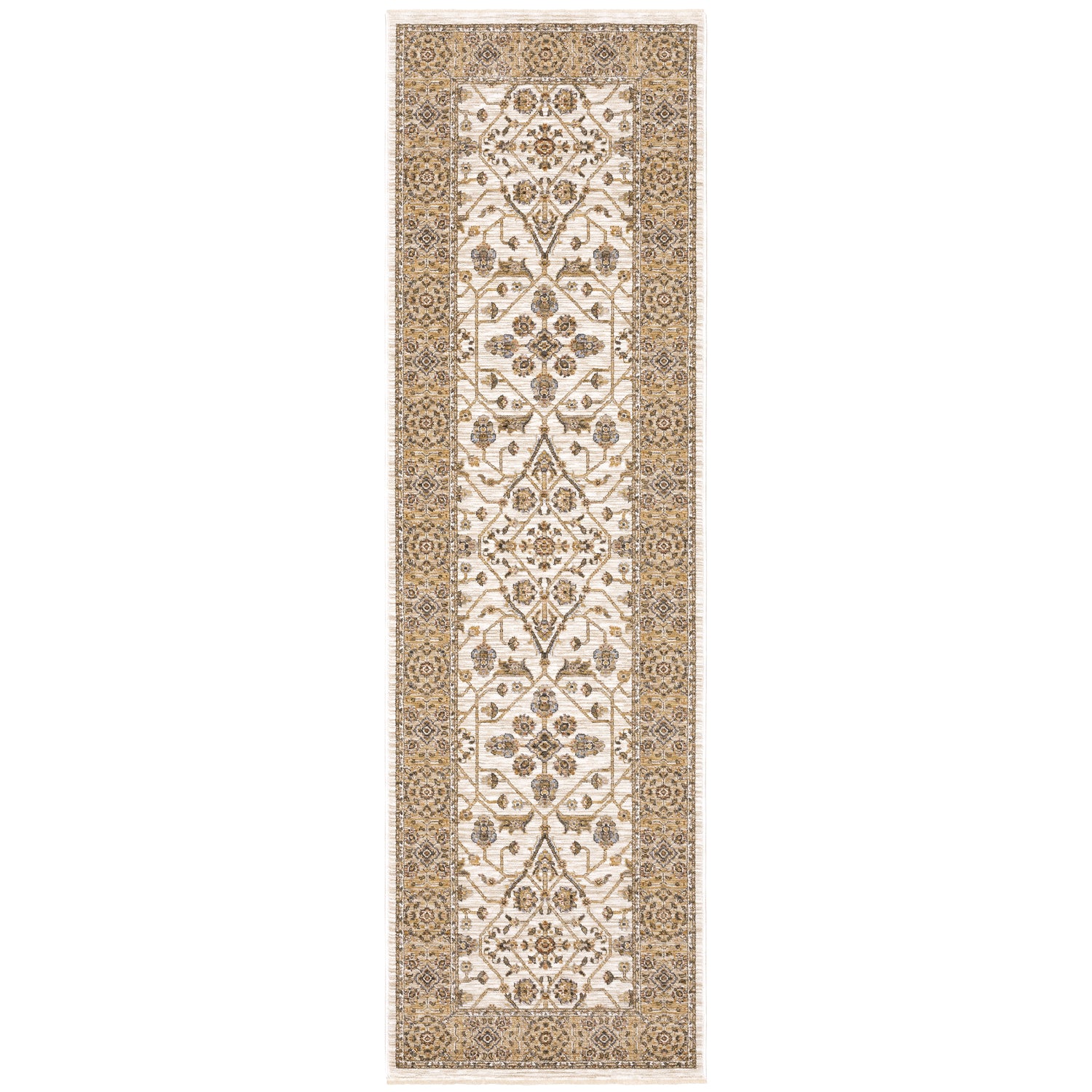 Oriental Weavers Sphinx Maharaja 001J1 Ivory/Gold Rugs