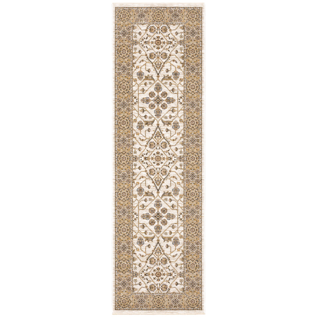 Oriental Weavers Sphinx Maharaja 001J1 Ivory/Gold Rugs