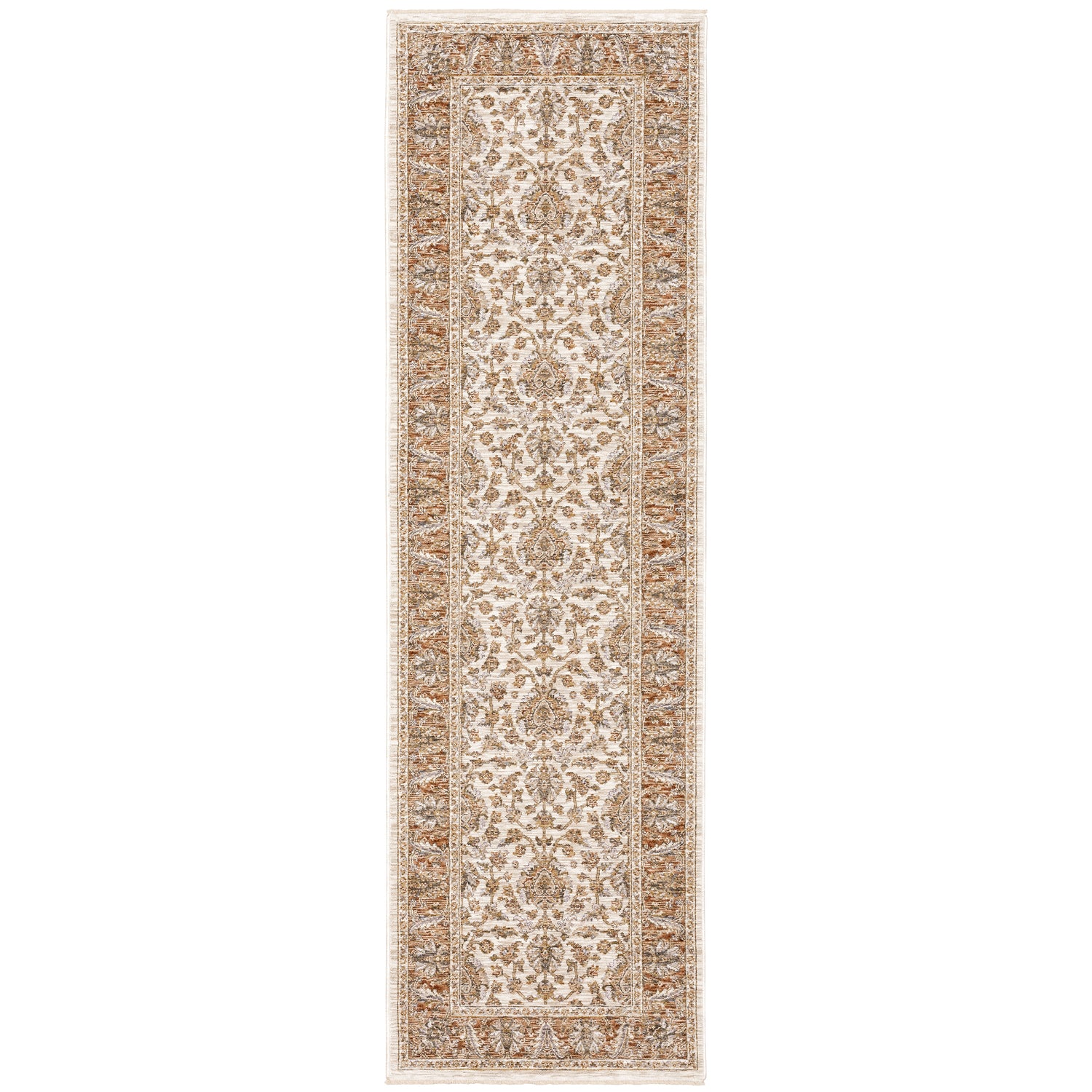 Oriental Weavers Sphinx Maharaja 5091Q Ivory/Rust Rugs
