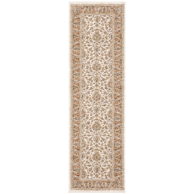 Oriental Weavers Sphinx Maharaja 5091Q Ivory/Rust Rugs
