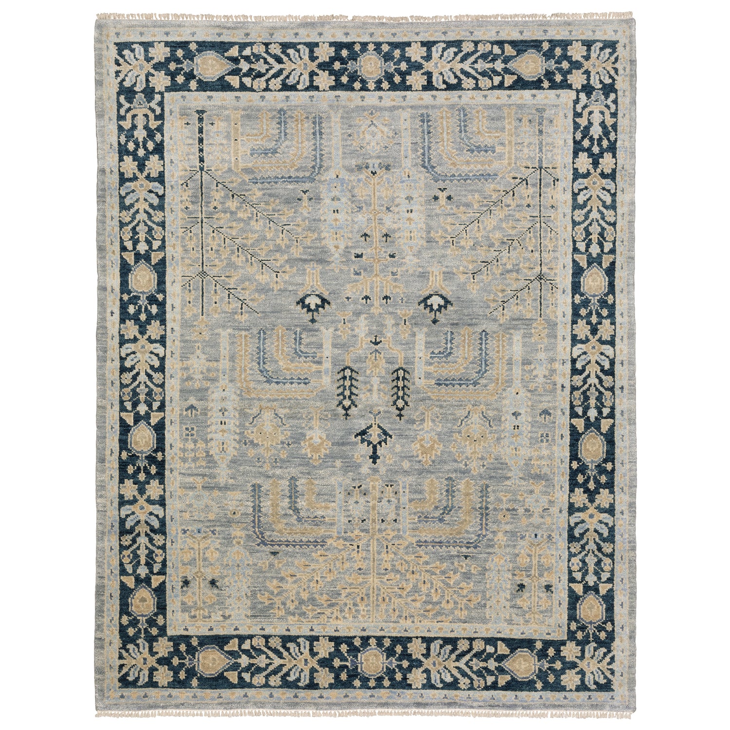 Oriental Weavers Sphinx MAJORCA MAJ04 Grey Floral Rugs