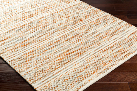 Surya Mardin Mdi-2320 Cream, Burnt Orange Rug.