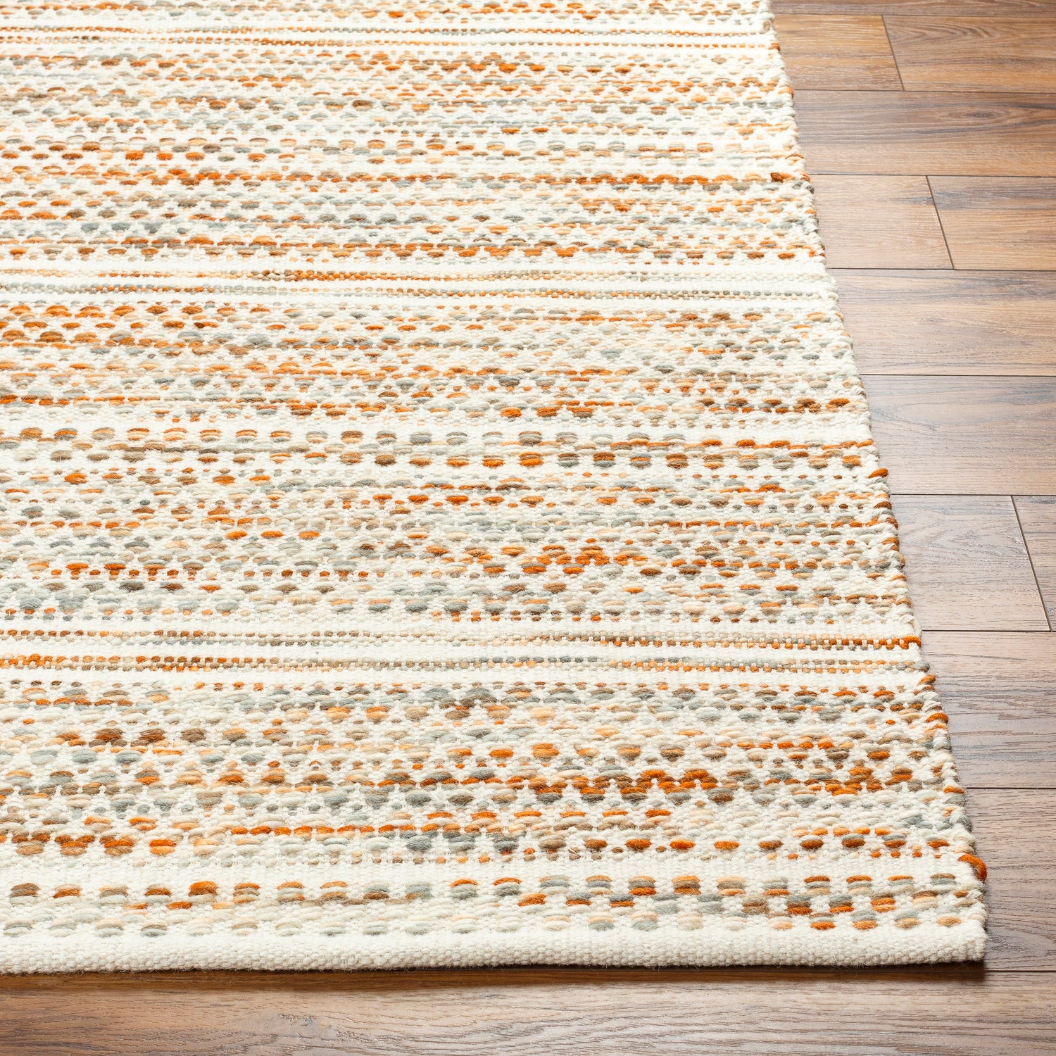 Surya Mardin Mdi-2320 Cream, Burnt Orange Rug.