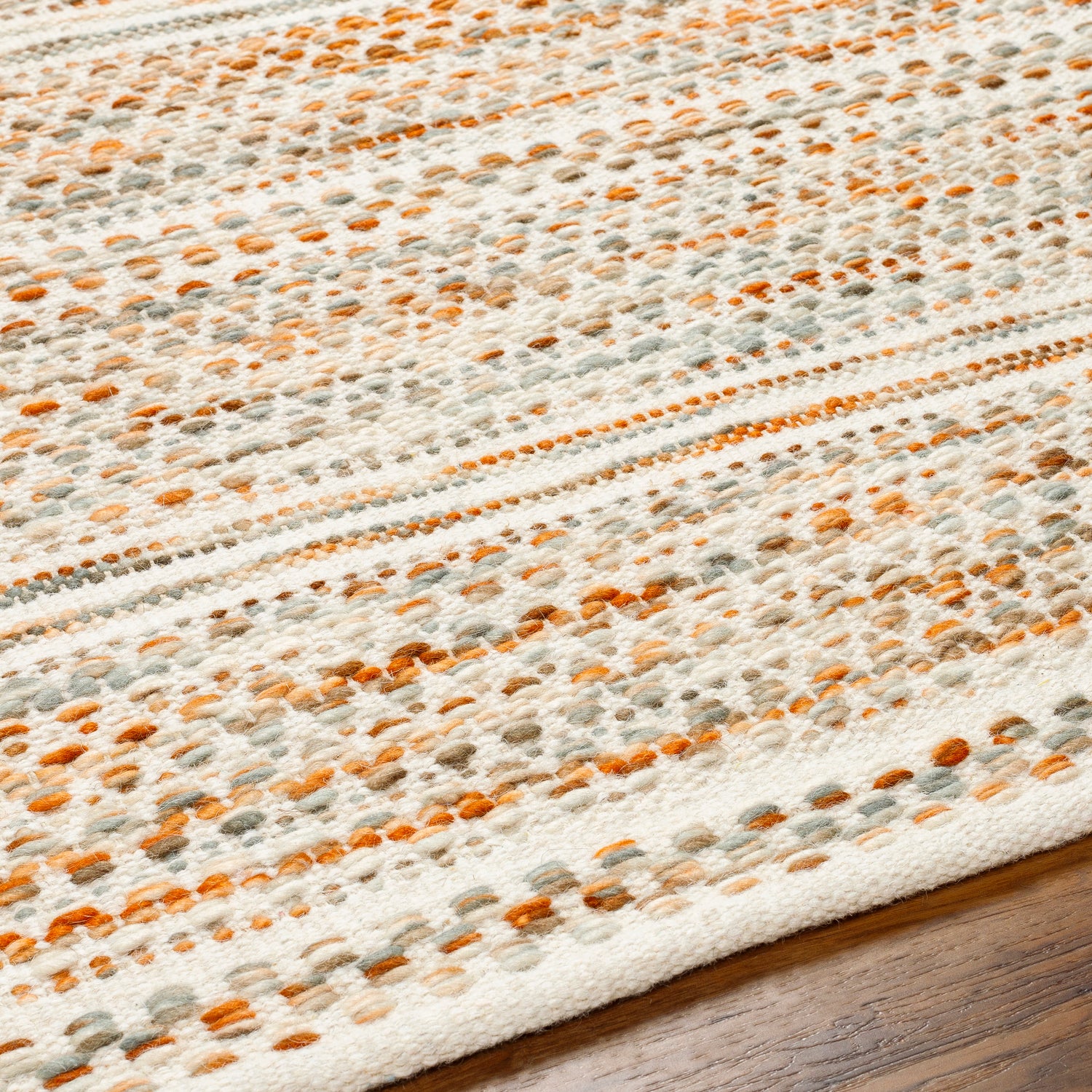 Surya Mardin Mdi-2320 Cream, Burnt Orange Rug.