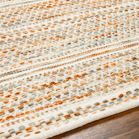 Surya Mardin Mdi-2320 Cream, Burnt Orange Rug.