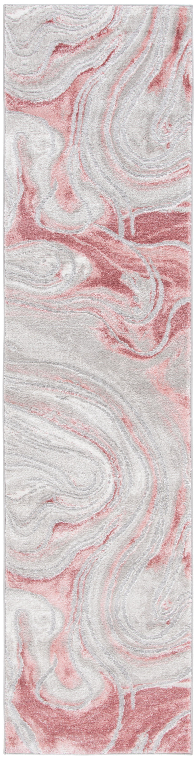 Safavieh Meadow Mdw553G Light Grey/Pink Rug.