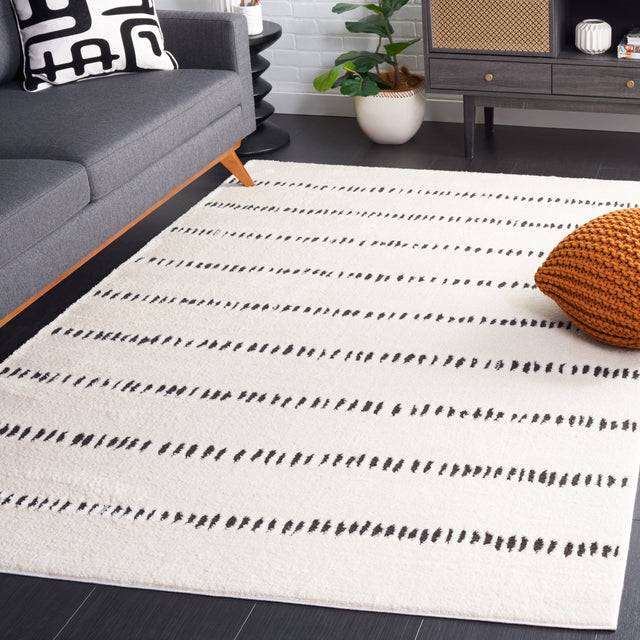 Safavieh Melody Mel114A Ivory/Black Rug.