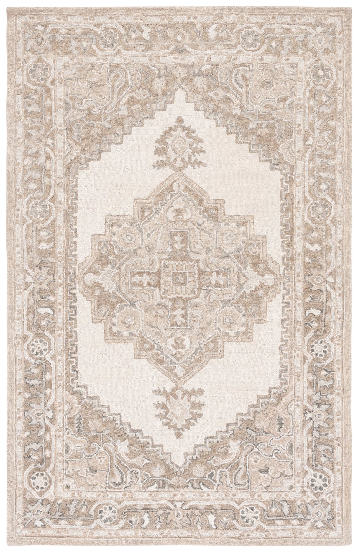 Safavieh Metro Met615B Ivory/Beige Rug.