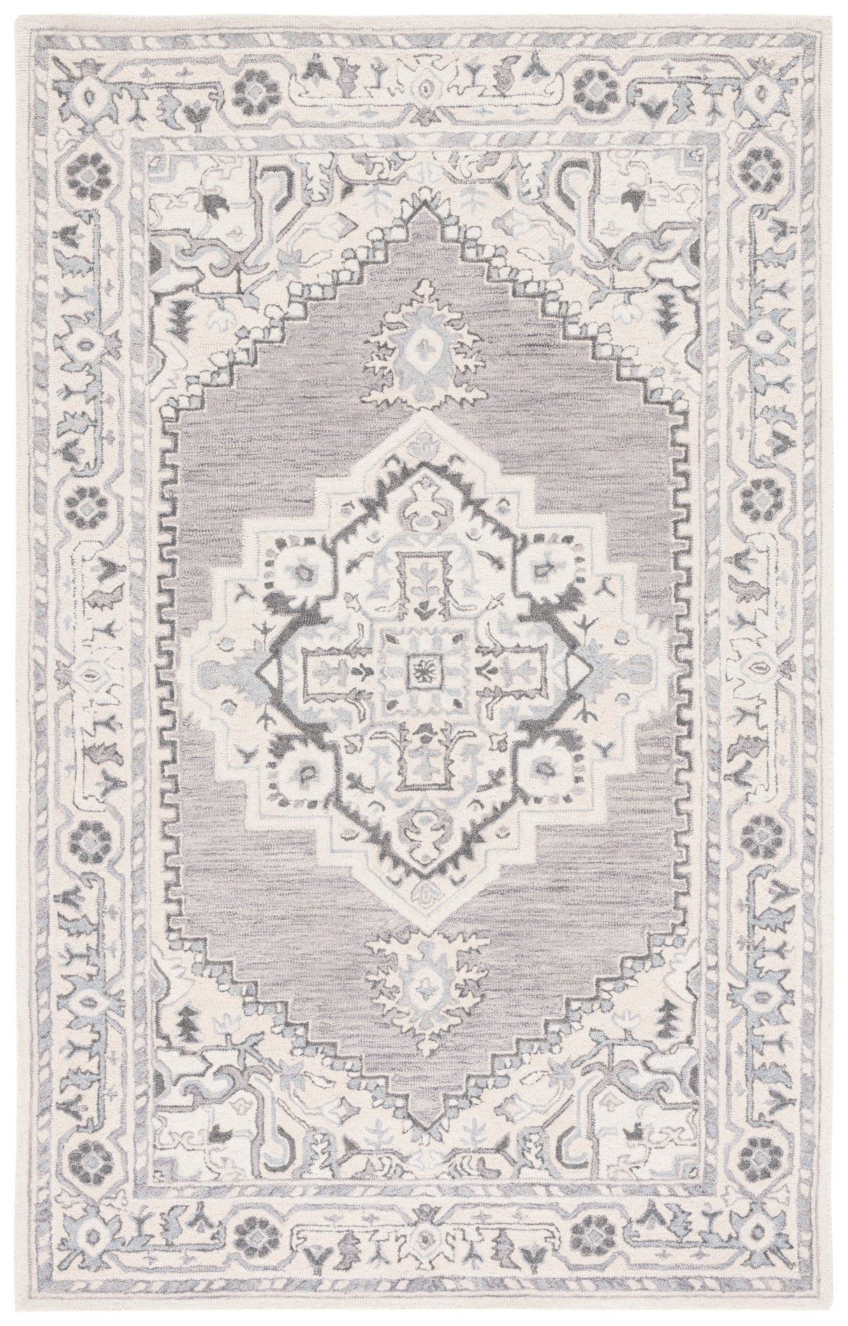 Safavieh Metro Met615F Grey/Ivory Rug.