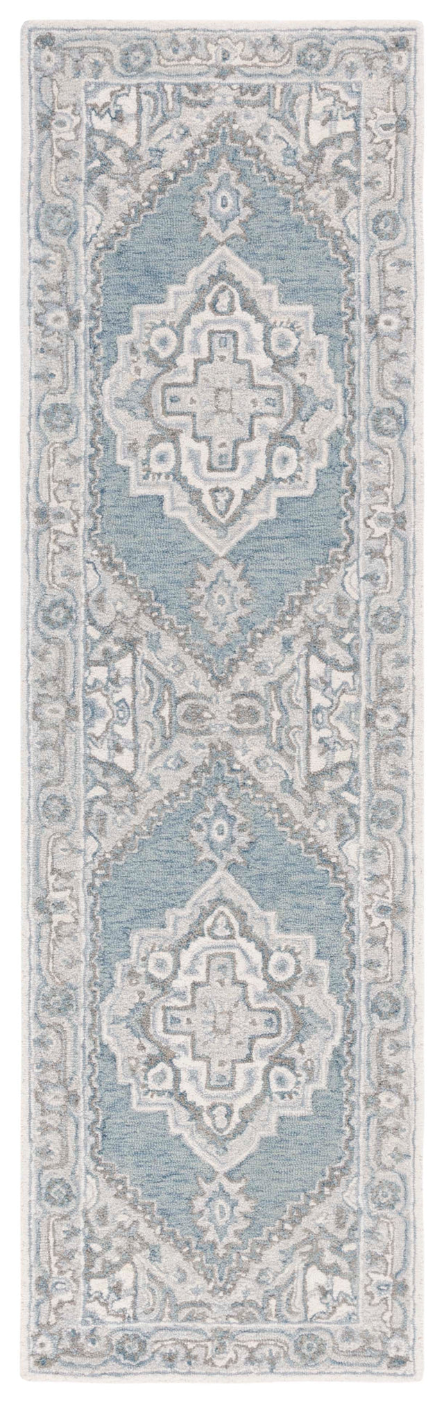 Safavieh Metro Met615K Light Blue/Ivory Rug.