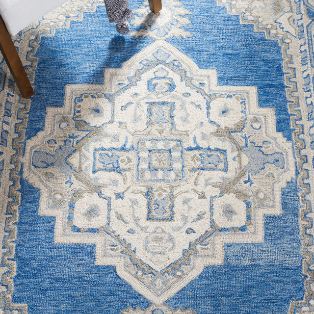 Safavieh Metro Met615N Navy/Ivory Rug.