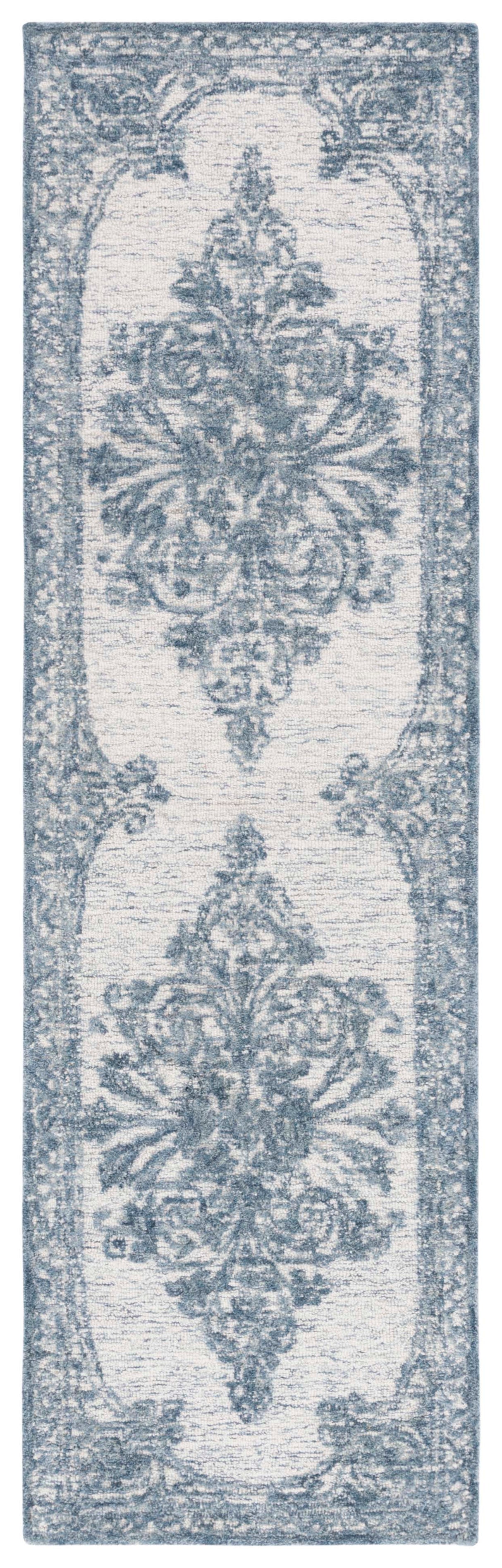 Safavieh Metro Met616M Blue/Ivory Rug.