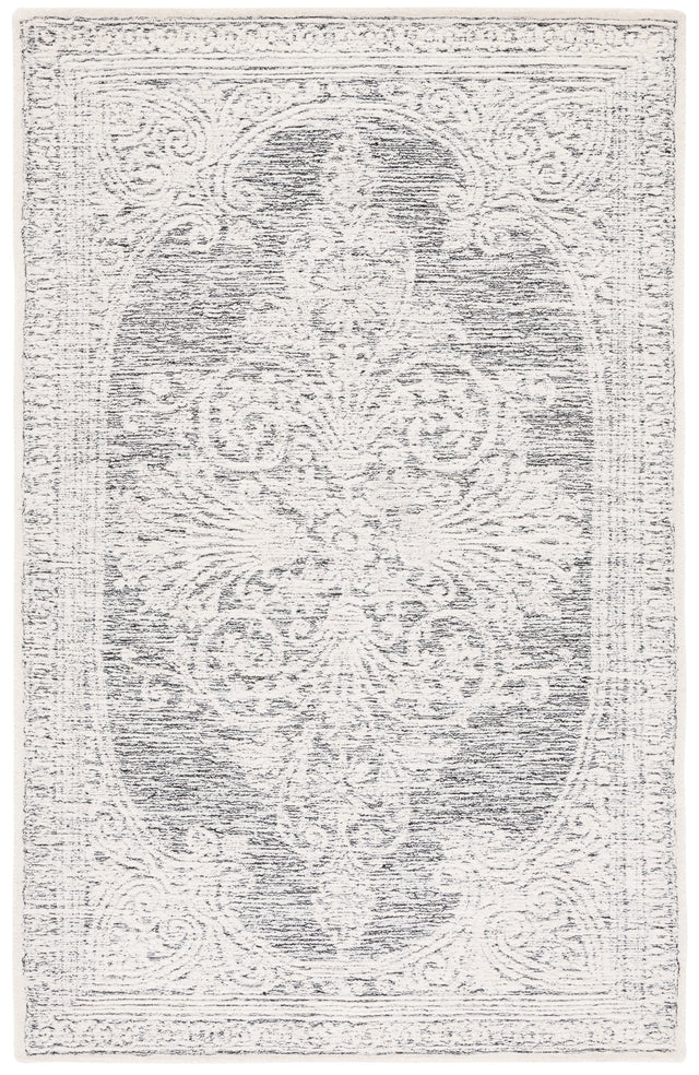 Safavieh Metro Met616Z Ivory/Black Rug.