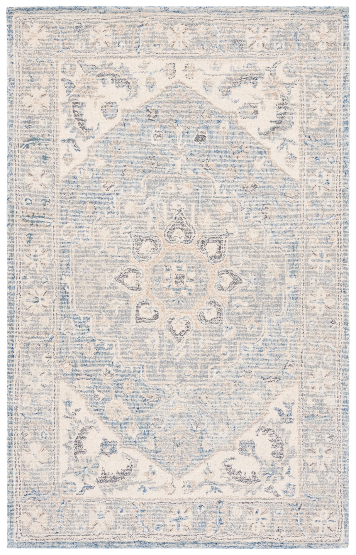 Safavieh Metro Met617F Light Grey/Ivory Rug.