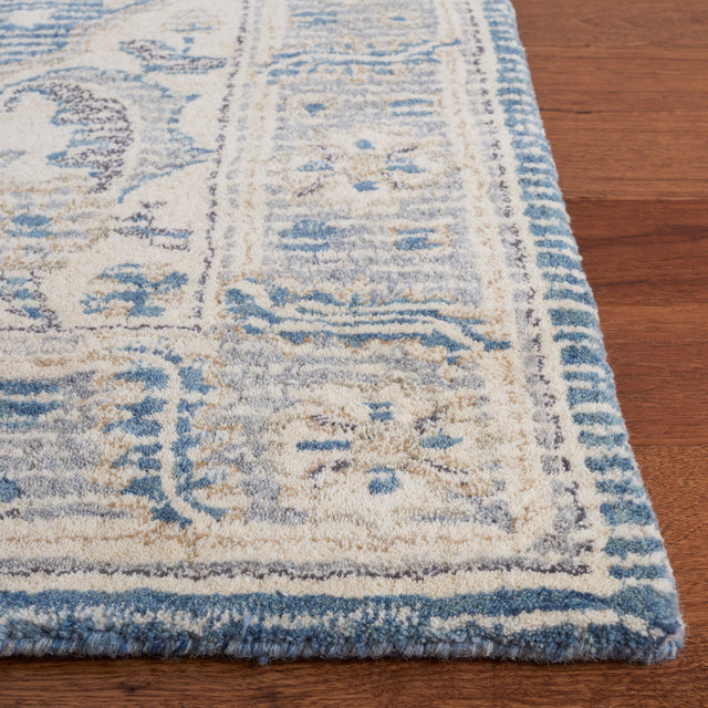 Safavieh Metro Met617M Blue/Ivory Rug.
