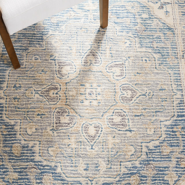 Safavieh Metro Met617M Blue/Ivory Rug.