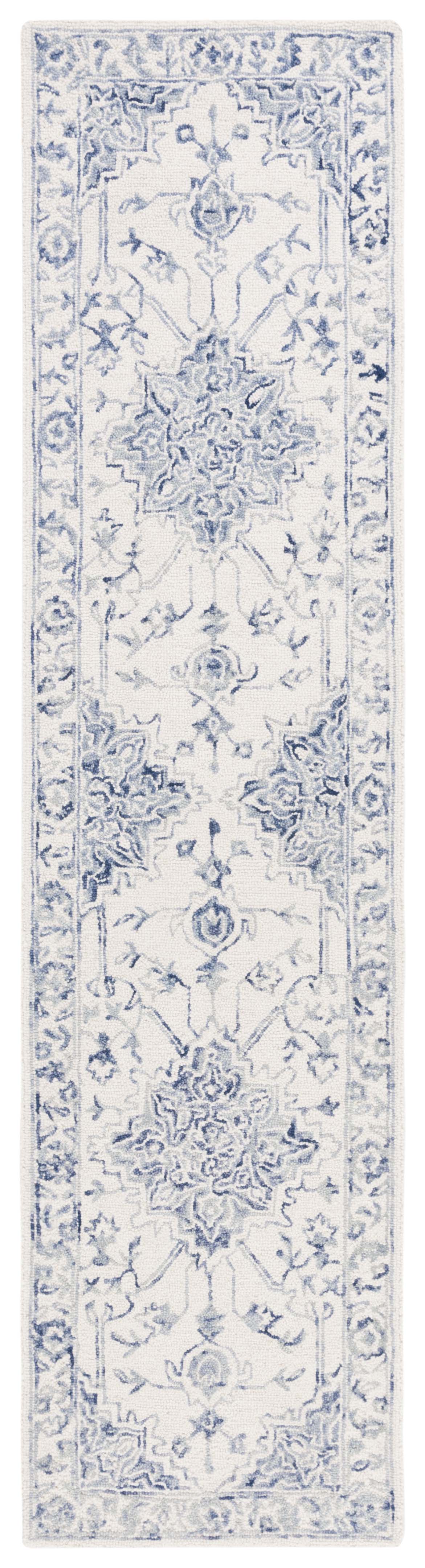 Safavieh Metro Met874M Blue/Ivory Rug.