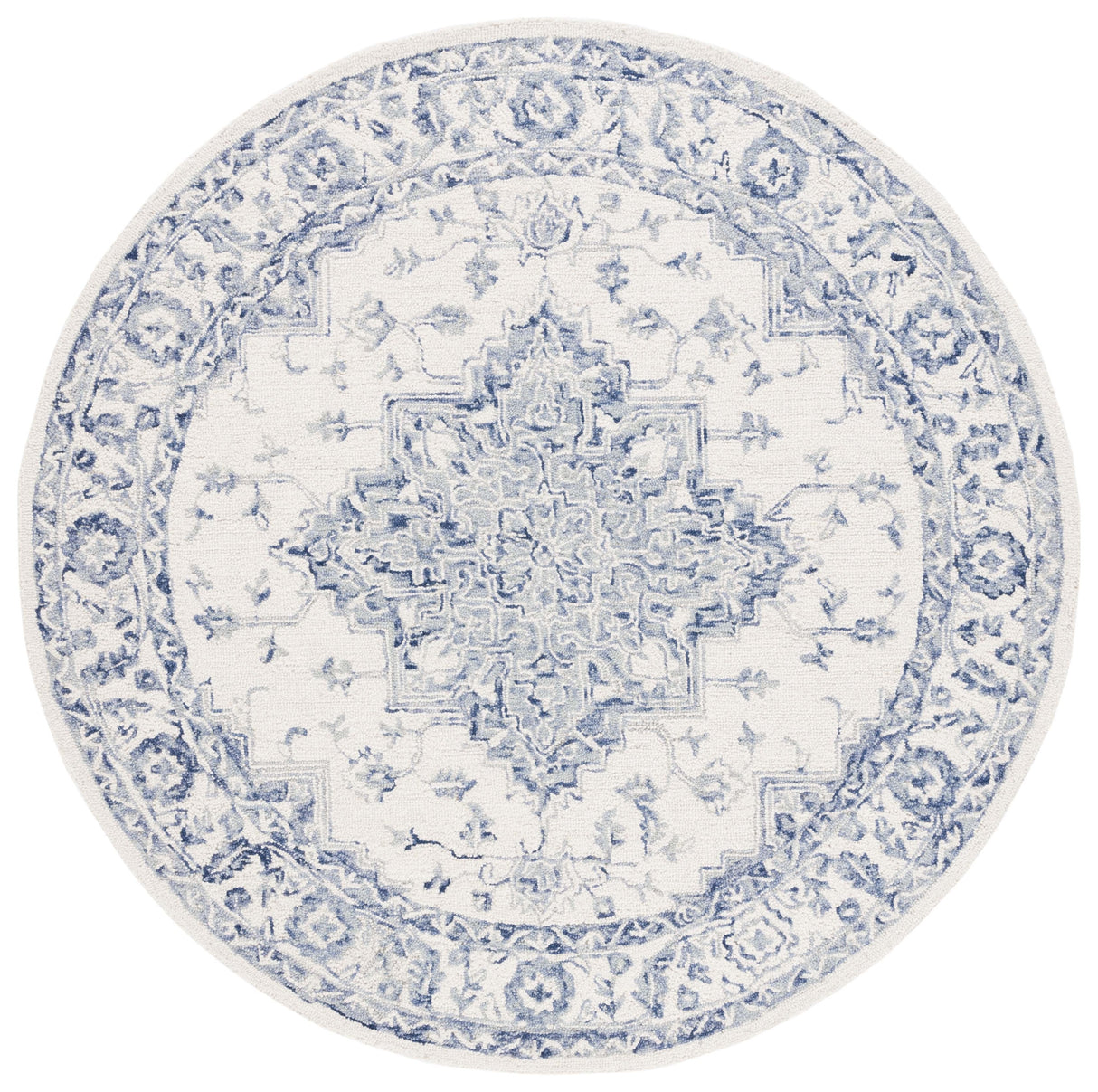 Safavieh Metro Met874M Blue/Ivory Rug.