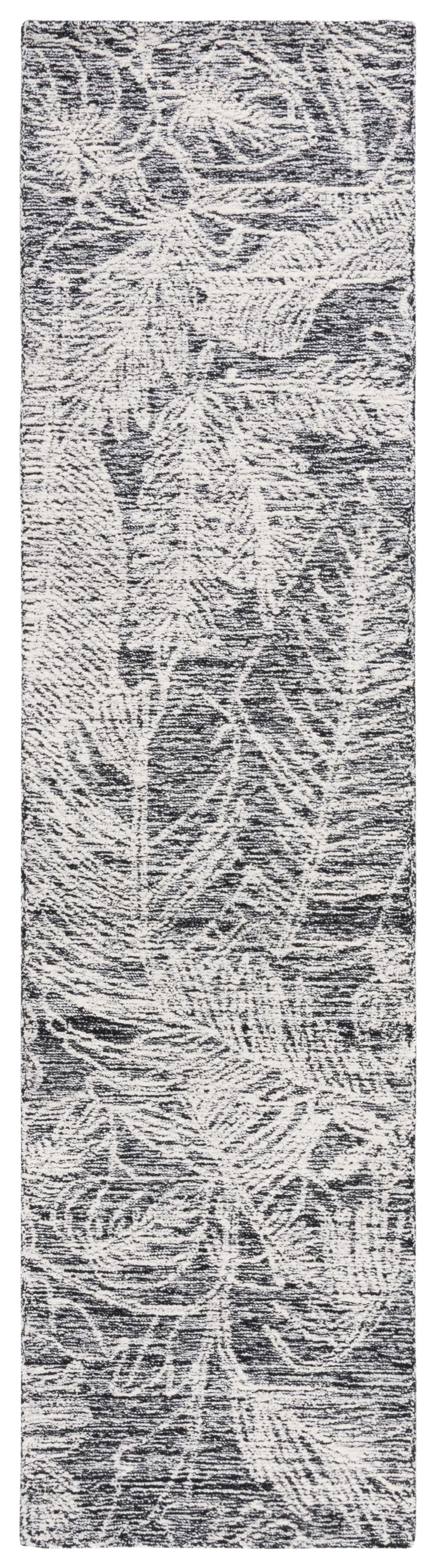 Safavieh Metro Met880Z Black/Ivory Rug.