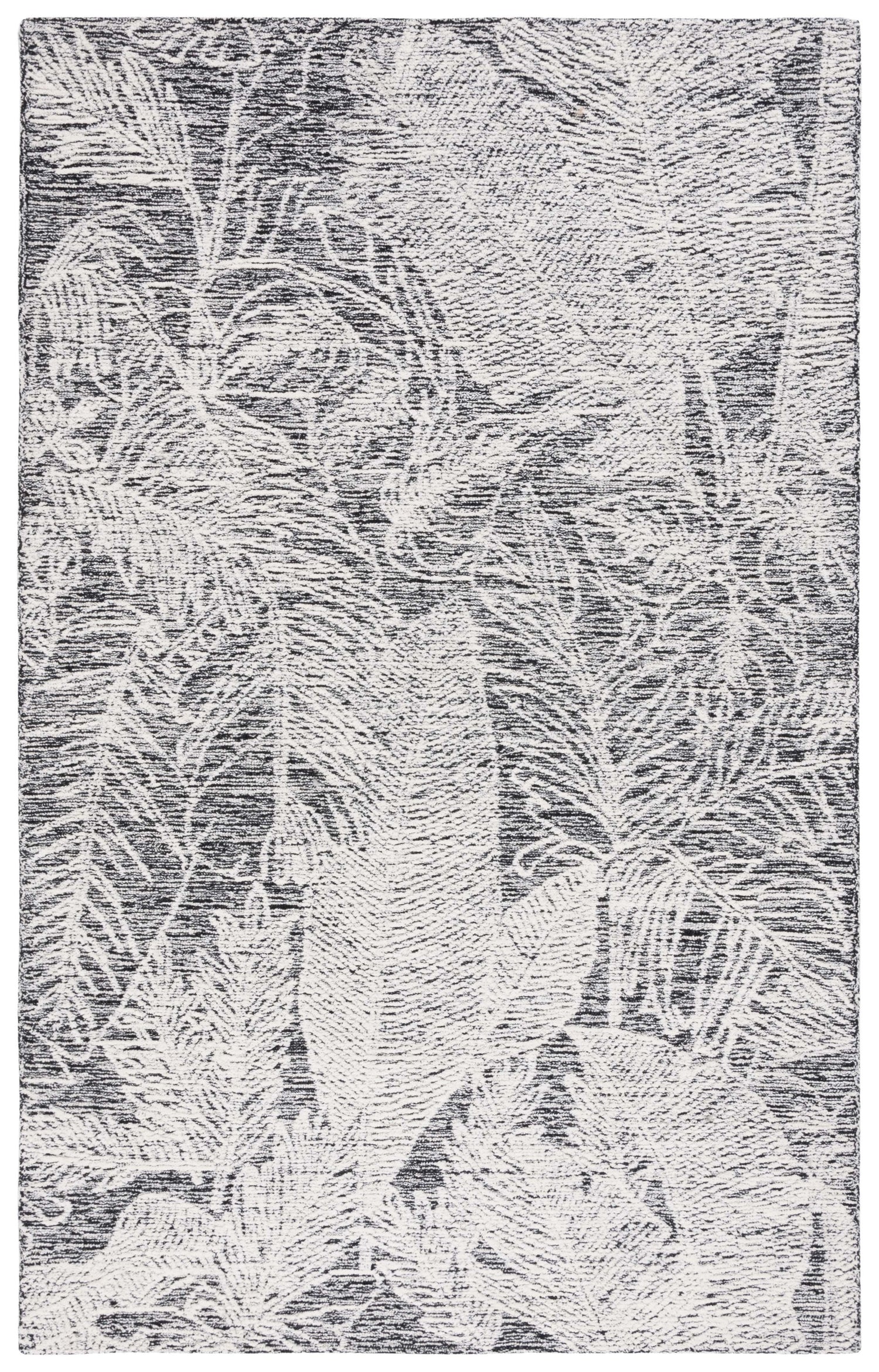 Safavieh Metro Met880Z Black/Ivory Rug.