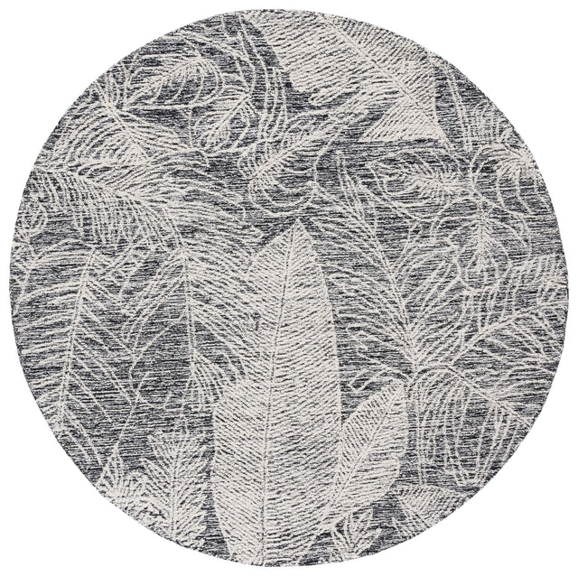 Safavieh Metro Met880Z Black/Ivory Rug.