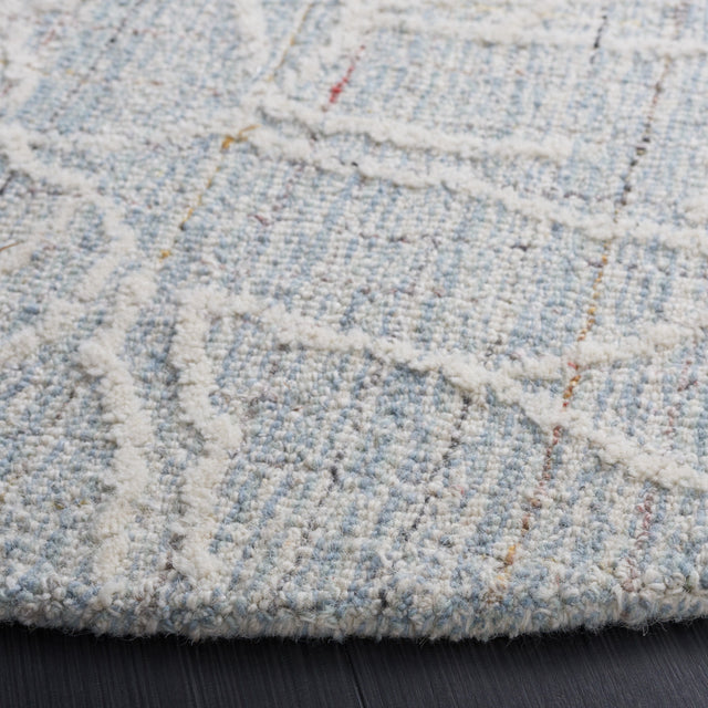 Safavieh Metro Met881M Blue/Ivory Rug.