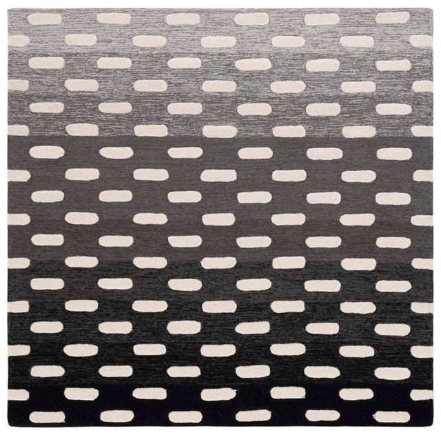 Safavieh Metro Met882Z Black/Ivory Rug.