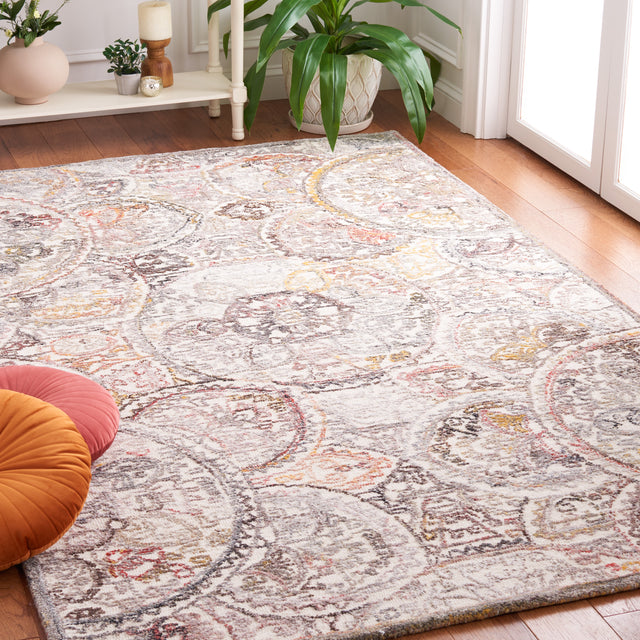 Safavieh Metro Met889Q Ivory/Red Rug.