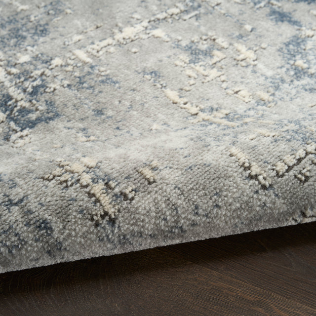 Nourison Quarry QUA17 Machine Made Dark, Grey Rug